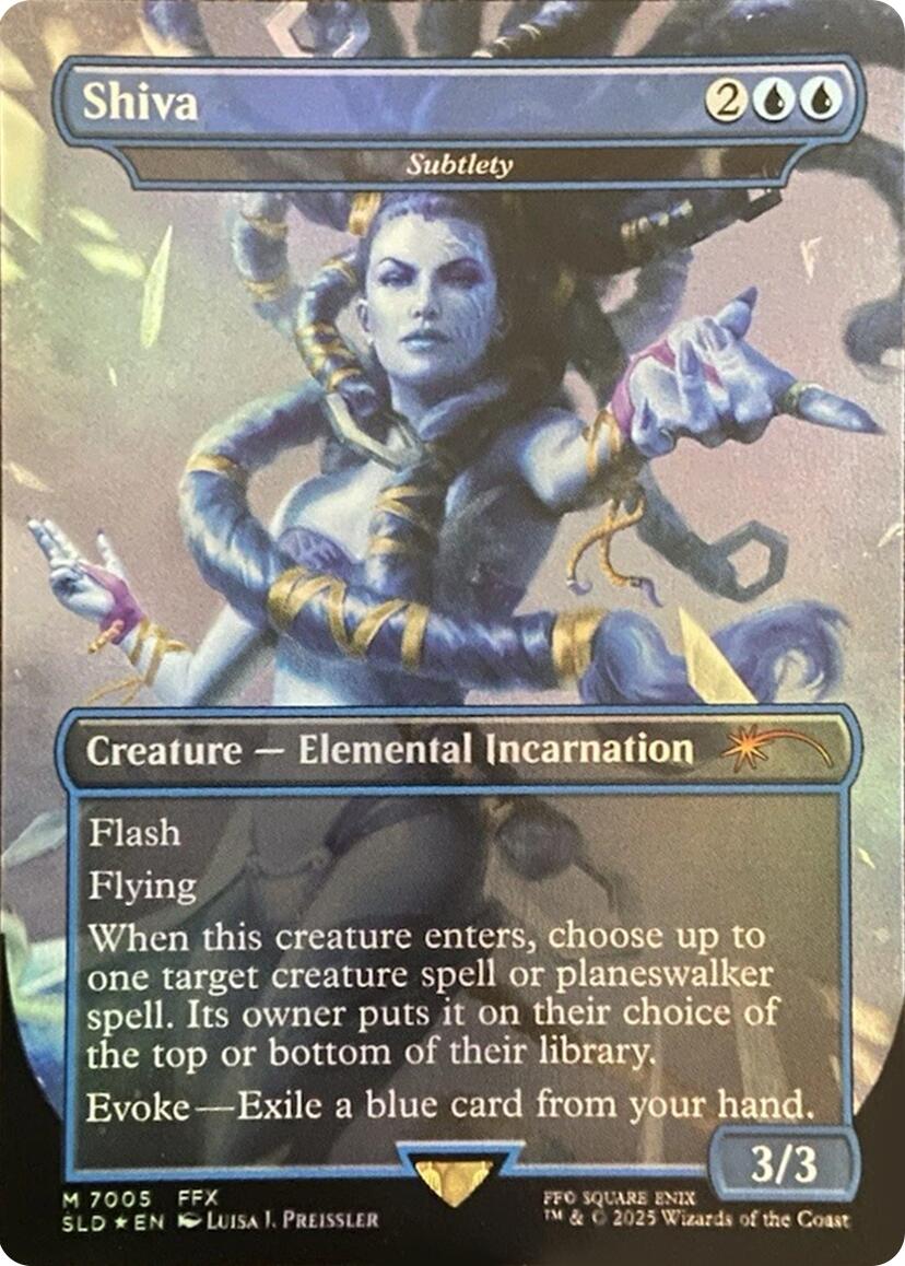 Shiva - Subtlety (Rainbow Foil) [Secret Lair Drop Series] | Galactic Gamez