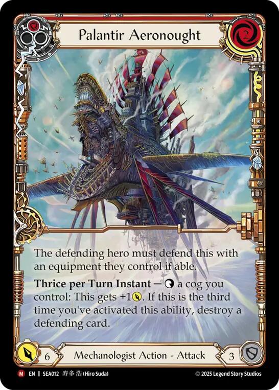 Palantir Aeronought (Extended Art) (Rainbow Foil) [SEA012] (High Seas)  Rainbow Foil | Galactic Gamez