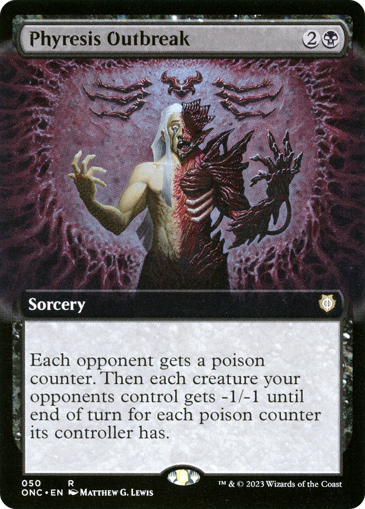 Phyresis Outbreak (Extended Art) [Phyrexia: All Will Be One Commander] | Galactic Gamez