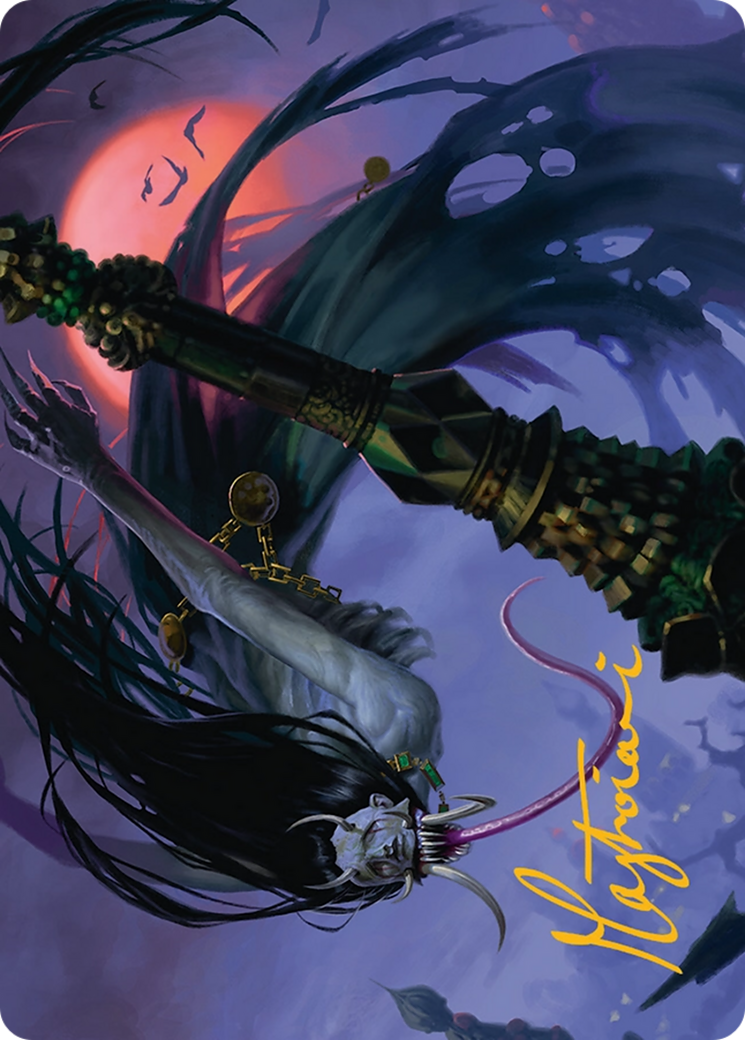 Qarsi Revenant Art Card (12/54) [Tarkir: Dragonstorm Art Series] | Galactic Gamez