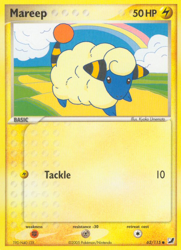 Mareep (62/115) [EX: Unseen Forces] | Galactic Gamez