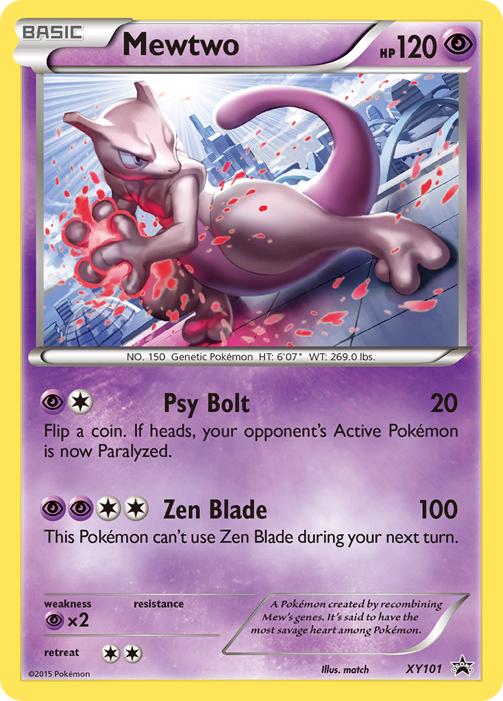 Mewtwo (XY101) [XY: Black Star Promos] | Galactic Gamez