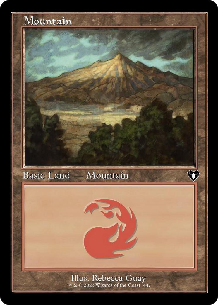 Mountain (447) (Retro) [Commander Masters] | Galactic Gamez