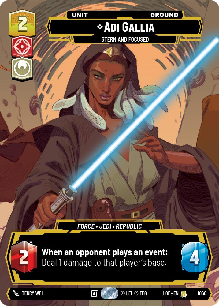Adi Gallia - Stern and Focused (1060) (Prestige) (1060) [Legends of the Force] | Galactic Gamez