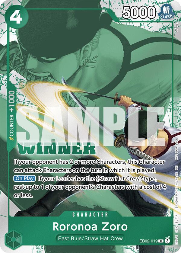 Roronoa Zoro (Winner Pack 2025 Vol. 3) [One Piece Promotion Cards] | Galactic Gamez