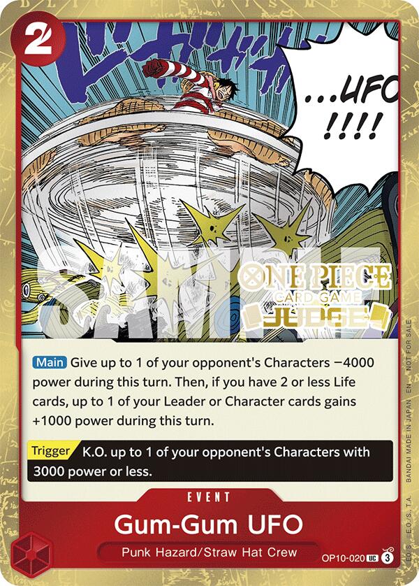Gum-Gum UFO (Judge Pack Vol. 6) [One Piece Promotion Cards] | Galactic Gamez