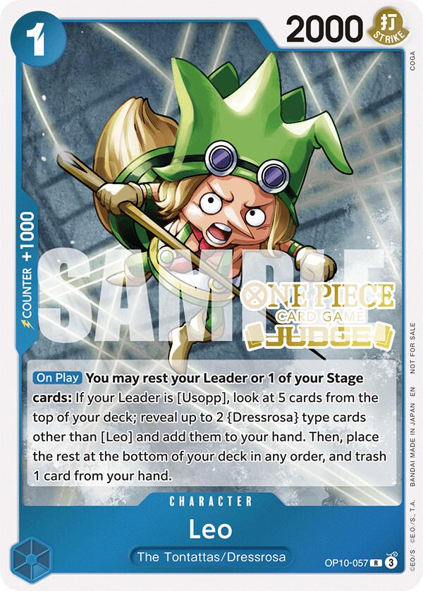 Leo (Judge Pack Vol. 6) [One Piece Promotion Cards] | Galactic Gamez
