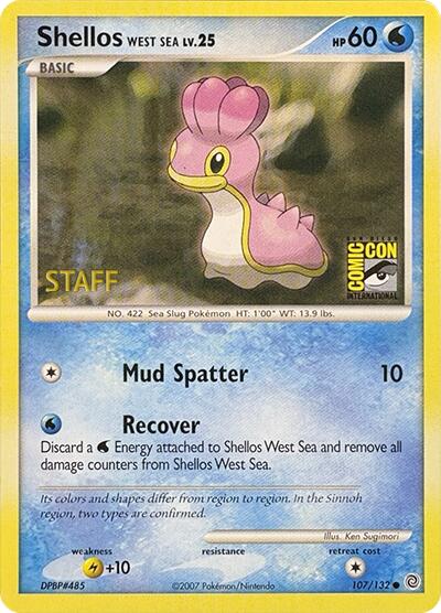 Shellos West Sea (107/132) (SDCC 2007 Staff) [Miscellaneous Cards] | Galactic Gamez