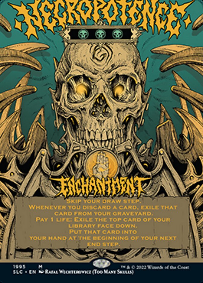 Necropotence (Borderless Alternate Art) [Secret Lair Countdown Kit] | Galactic Gamez