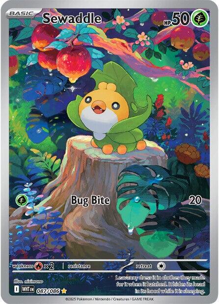 Sewaddle (087/086) [Scarlet & Violet: White Flare] | Galactic Gamez