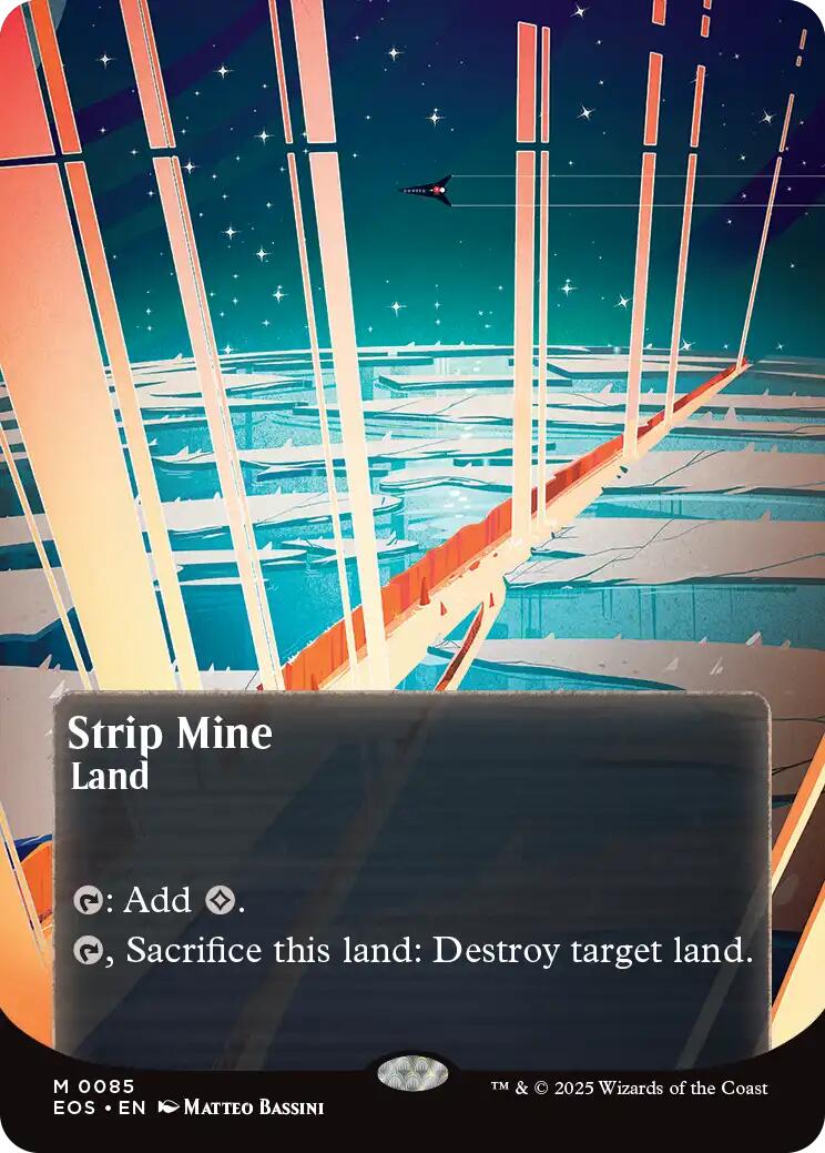 Strip Mine (0085) (Borderless) [Edge of Eternities: Stellar Sights] | Galactic Gamez