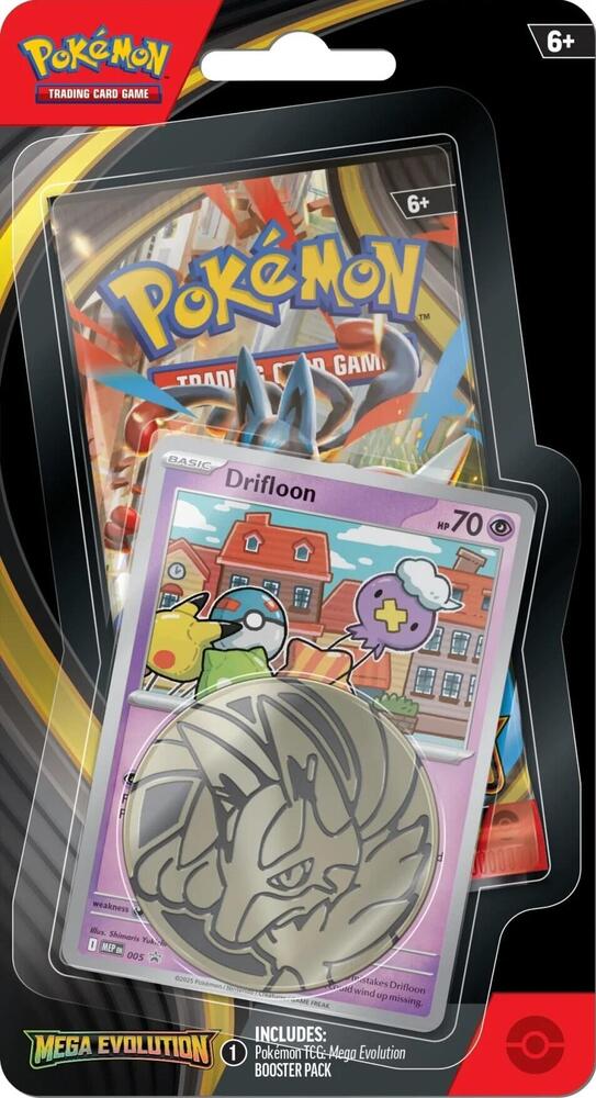 Mega Evolution Single Pack Blister [Drifloon] - ME01: Mega Evolution (MEG) | Galactic Gamez