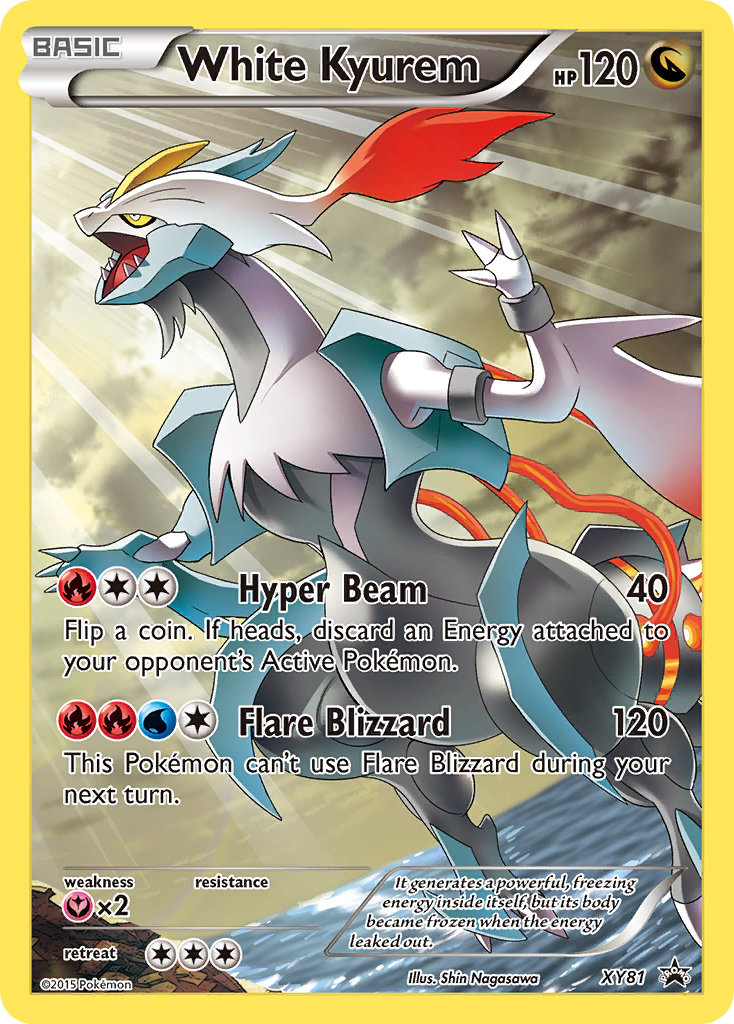 White Kyurem (XY81) (Full Art Promo) [XY: Black Star Promos] | Galactic Gamez