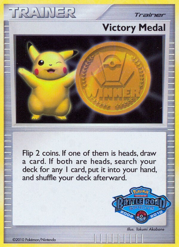 Victory Medal (2009-2010) (Battle Road Spring) [League & Championship Cards] | Galactic Gamez