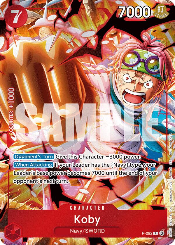 Koby (Event Pack Vol. 7) [One Piece Promotion Cards] | Galactic Gamez