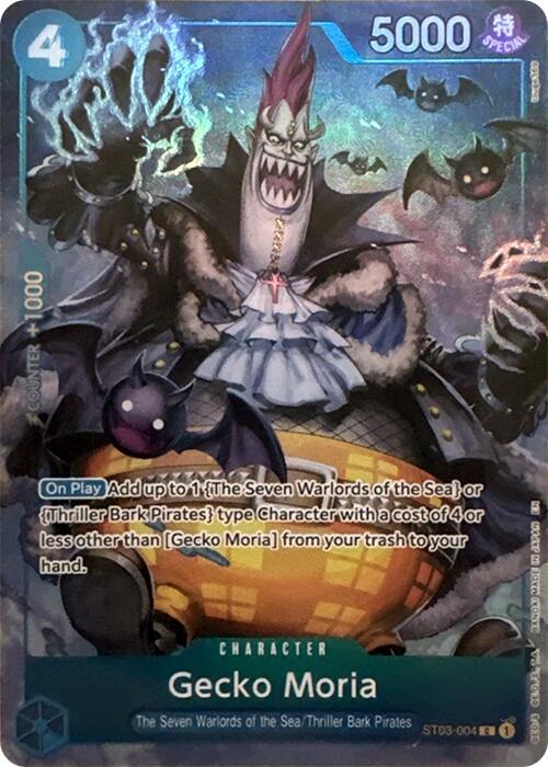Gecko Moria (Seven Warlords of the Sea Binder Set) [One Piece Promotion Cards] | Galactic Gamez