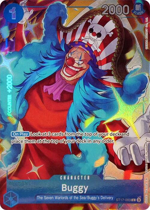 Buggy (Seven Warlords of the Sea Binder Set) [One Piece Promotion Cards] | Galactic Gamez