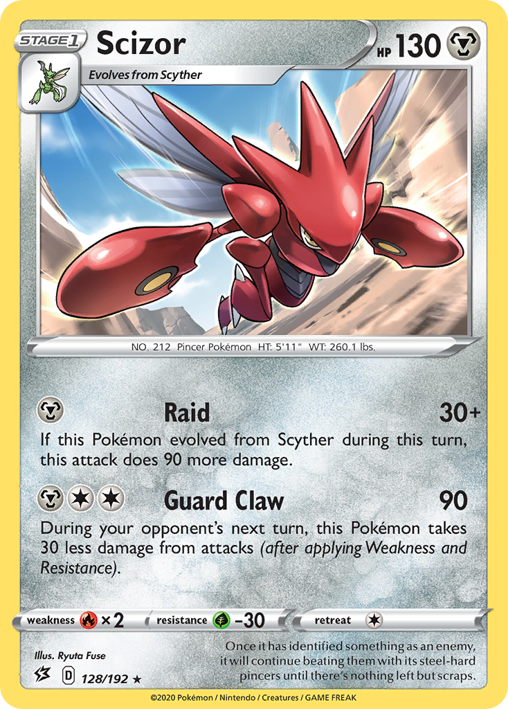 Scizor (128/192) [Sword & Shield: Rebel Clash] | Galactic Gamez