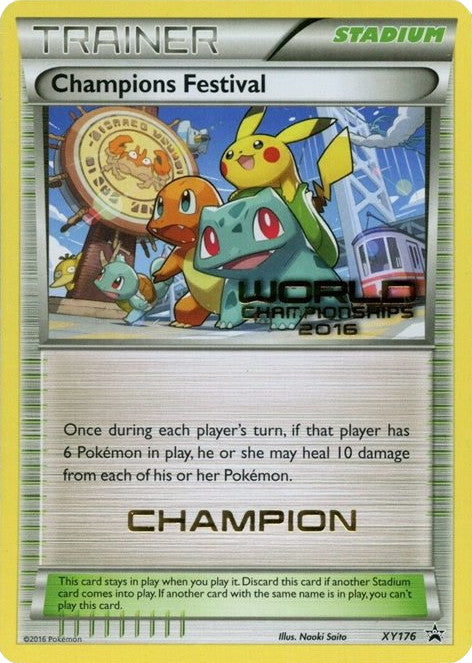 Champions Festival (XY176) (2016 Champion) [XY: Black Star Promos] | Galactic Gamez