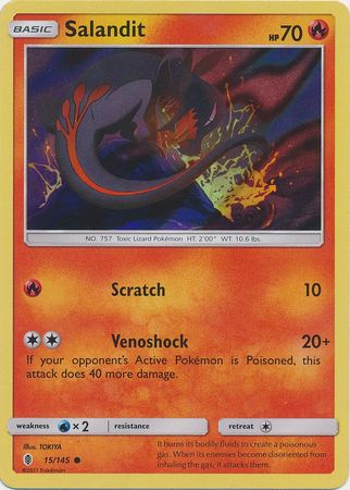 Salandit (15/145) (Collection Promo) [Sun & Moon: Guardians Rising] | Galactic Gamez