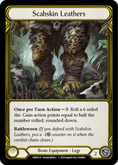 Scabskin Leathers [FAB003-P] (Promo)  1st Edition Cold Foil - Golden | Galactic Gamez