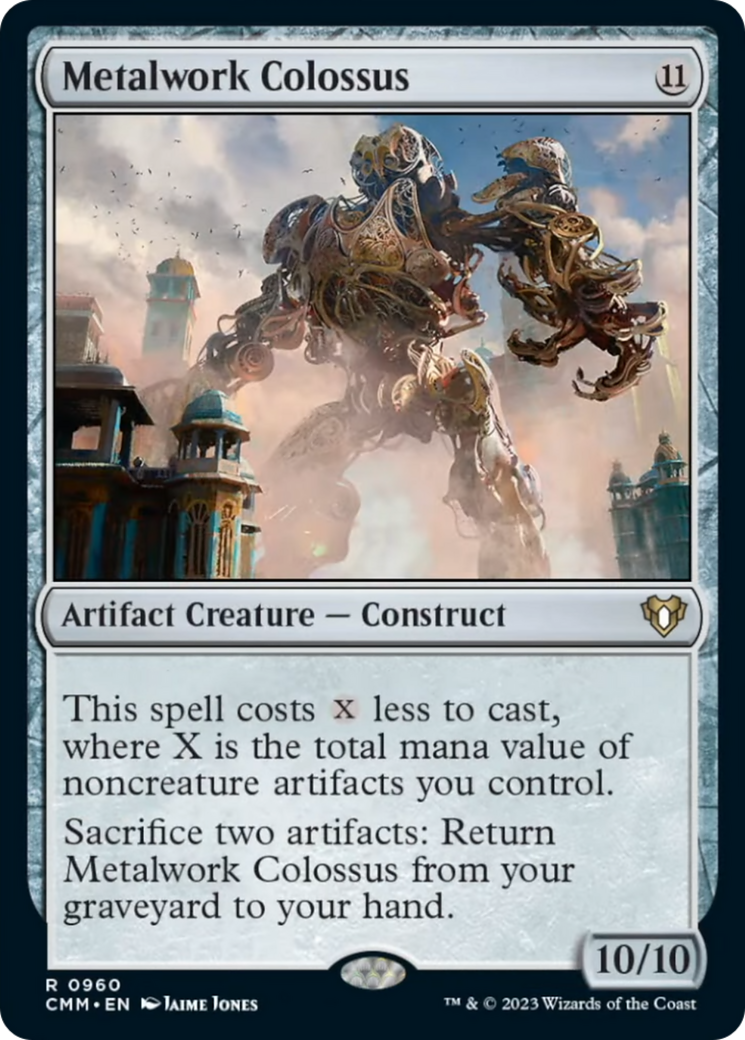 Metalwork Colossus [Commander Masters] | Galactic Gamez
