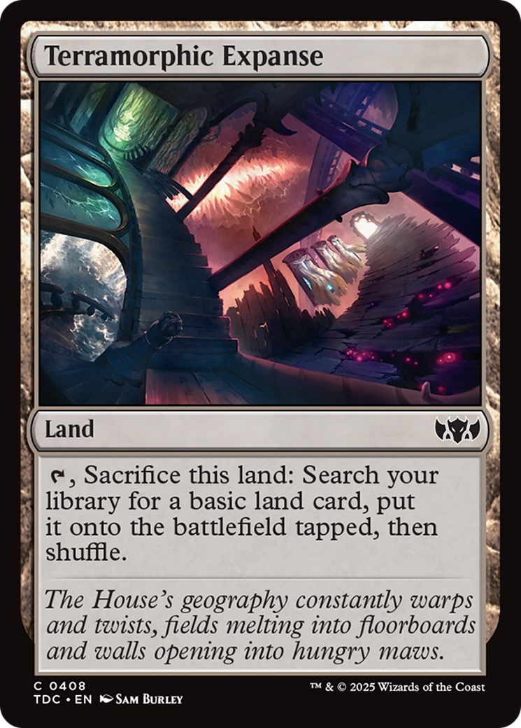 Terramorphic Expanse [Tarkir: Dragonstorm Commander] | Galactic Gamez