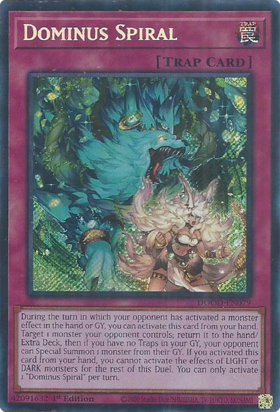 Dominus Spiral [DOOD-EN079] Secret Rare | Galactic Gamez