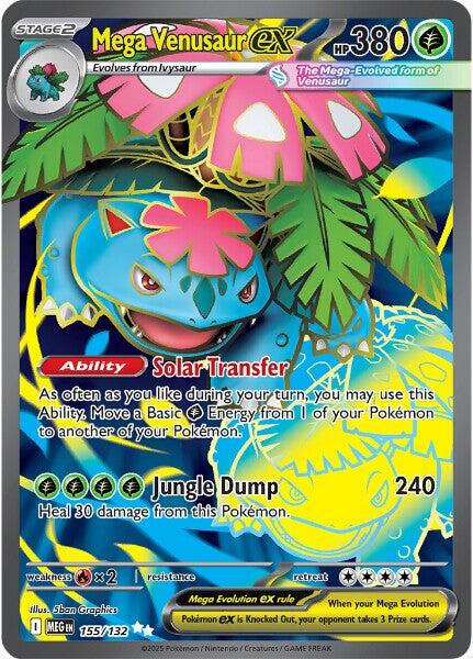 Mega Venusaur ex (155/132) [Mega Evolution: Base Set] | Galactic Gamez