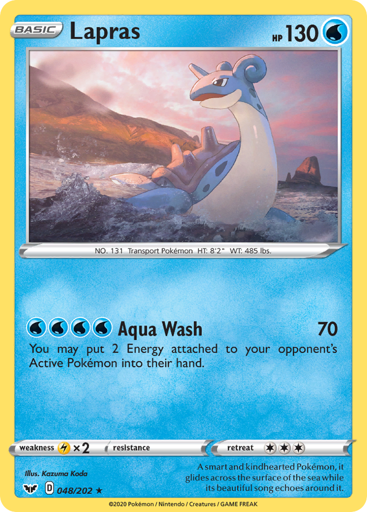 Lapras (048/202) [Sword & Shield: Base Set] | Galactic Gamez