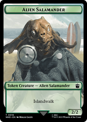 Dalek // Alien Salamander Double-Sided Token [Doctor Who Tokens] | Galactic Gamez