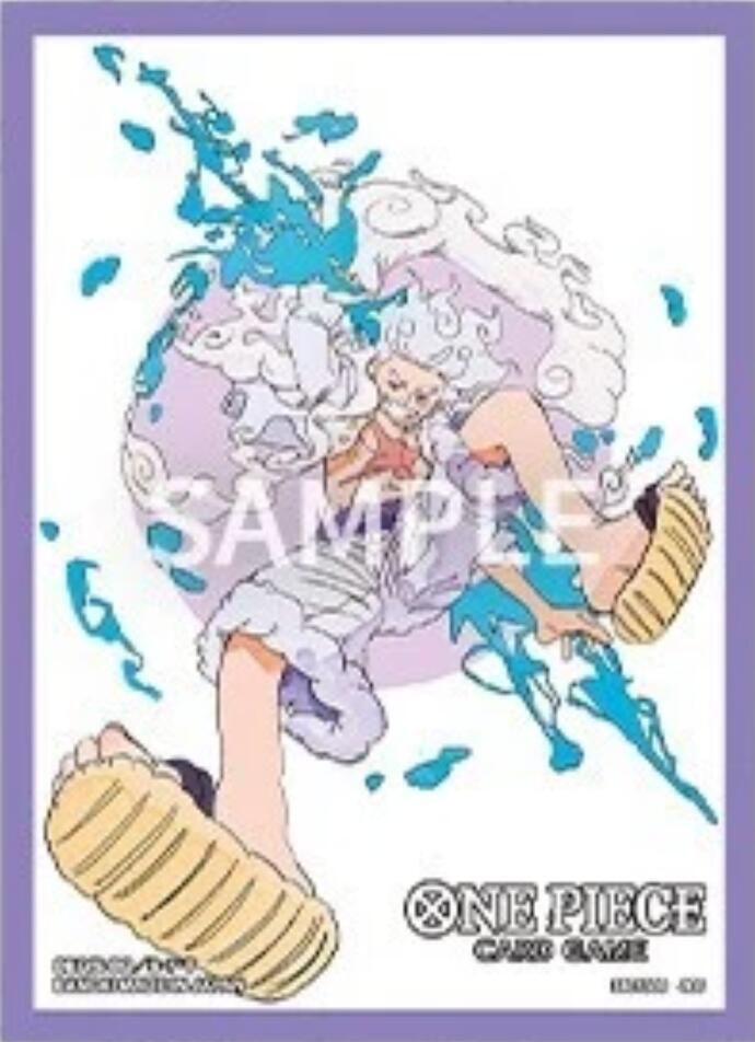 One Piece Card Game Official Sleeves: Assortment 12 - Monkey.D.Luffy (70-Pack) - Bandai Card Sleeves | Galactic Gamez