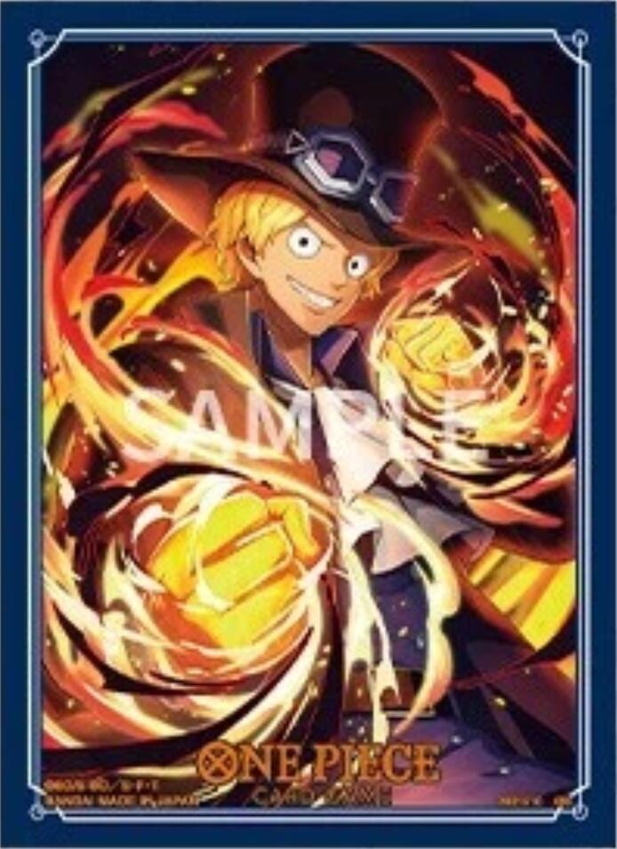One Piece Card Game Official Sleeves: Assortment 12 - Sabo (70-Pack) - Bandai Card Sleeves | Galactic Gamez