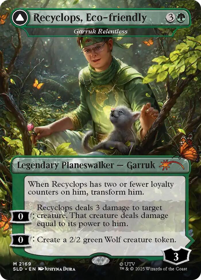Recyclops, Eco-friendly - Garruk Relentless [Secret Lair Drop Series] | Galactic Gamez