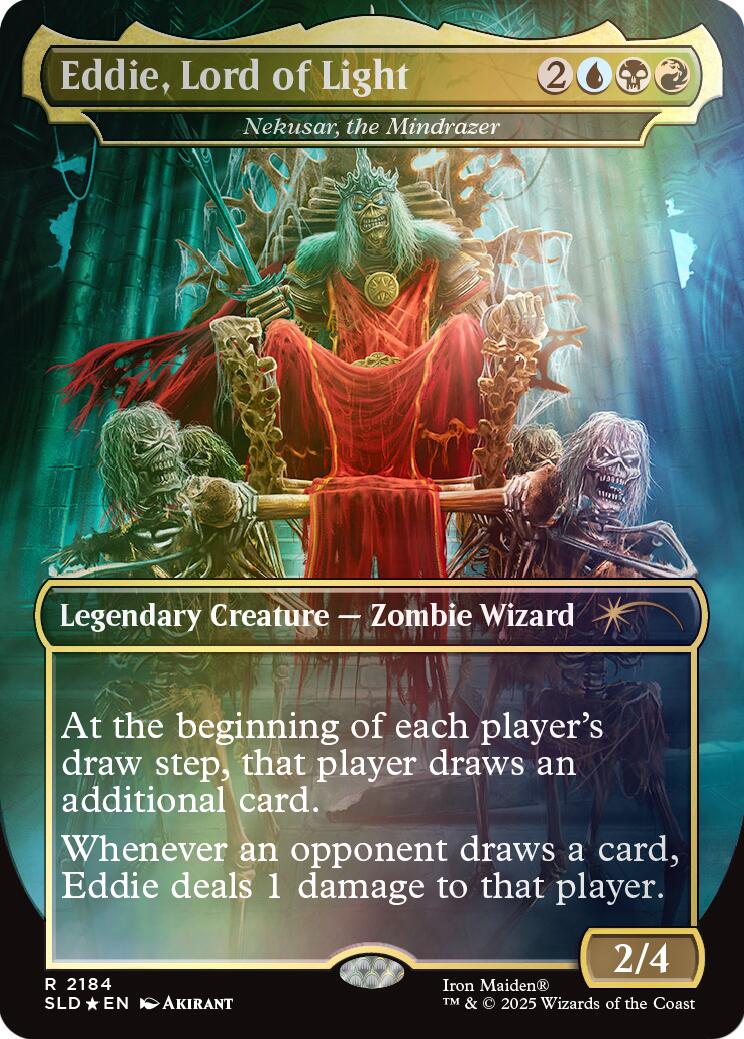 Eddie, Lord of Light - Nekusar, the Mindrazer (Rainbow Foil) [Secret Lair Drop Series] | Galactic Gamez