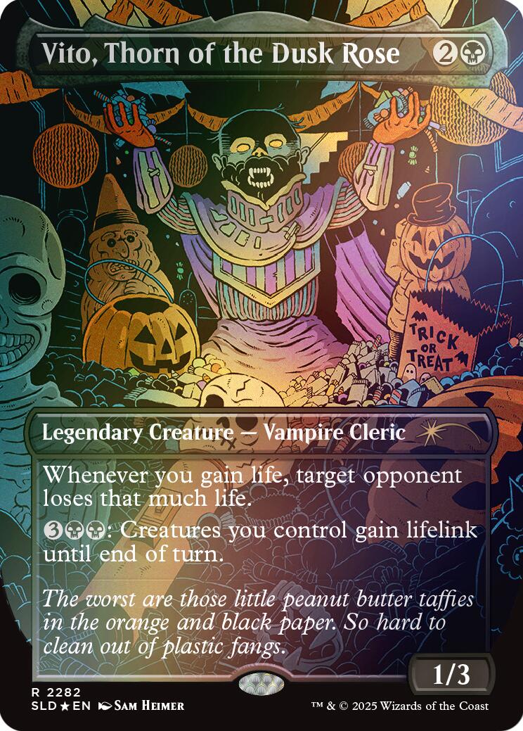 Vito, Thorn of the Dusk Rose (Rainbow Foil) [Secret Lair Drop Series] | Galactic Gamez