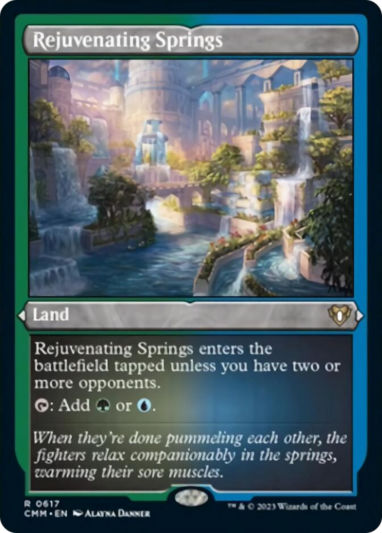 Rejuvenating Springs (Foil Etched) [Commander Masters] | Galactic Gamez
