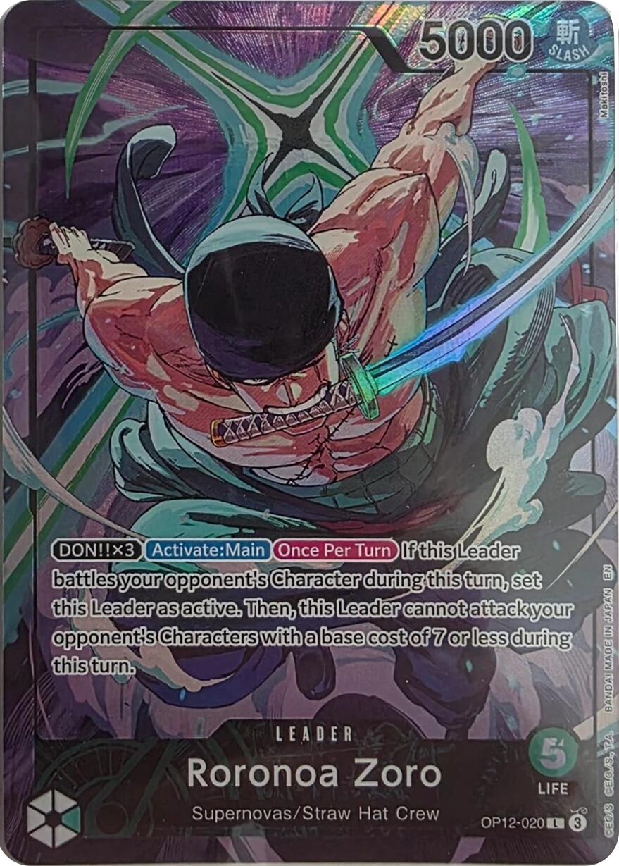 Roronoa Zoro (OP12-020) (Official Playmat Limited Edition Vol.4) [One Piece Promotion Cards] | Galactic Gamez