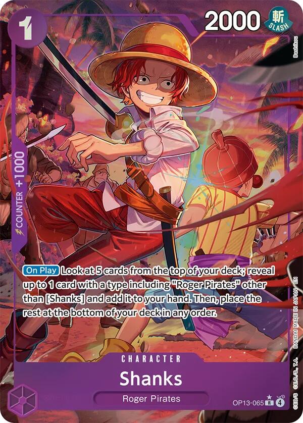 Shanks (Alternate Art) [Carrying On His Will] | Galactic Gamez