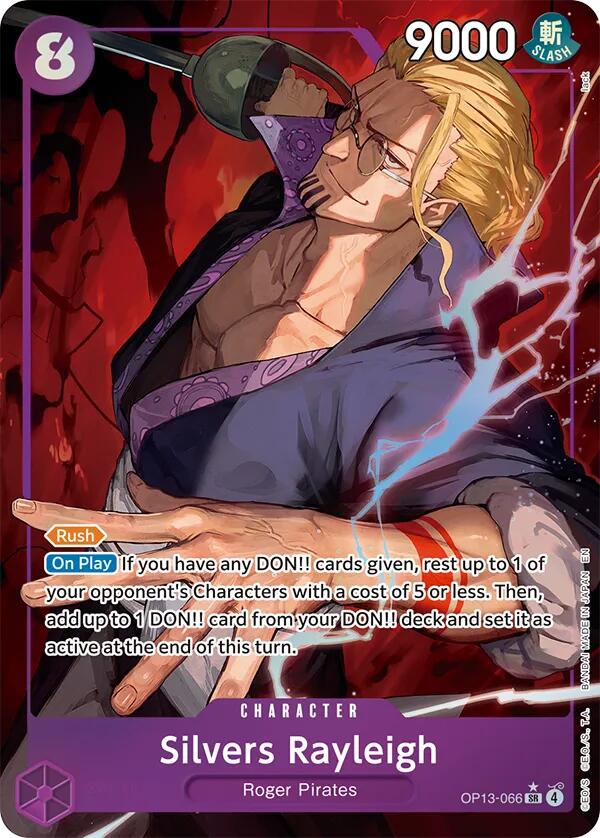 Silvers Rayleigh (Alternate Art) [Carrying On His Will] | Galactic Gamez