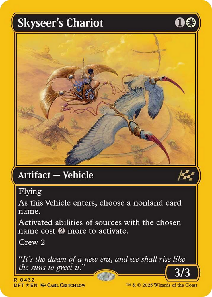 Skyseer's Chariot (First-Place Foil) [Aetherdrift] | Galactic Gamez