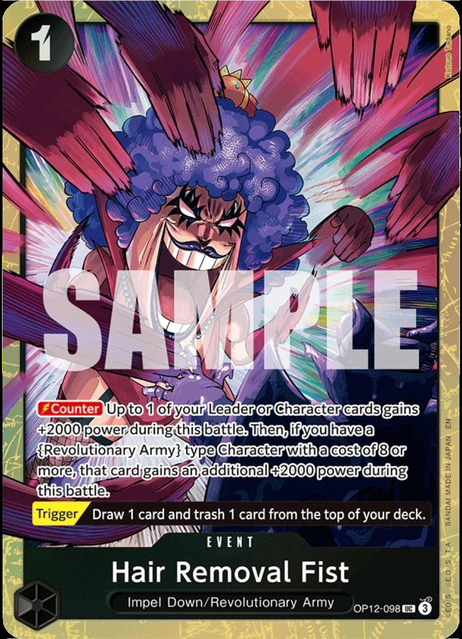 Hair Removal Fist [One Piece Promotion Cards] | Galactic Gamez