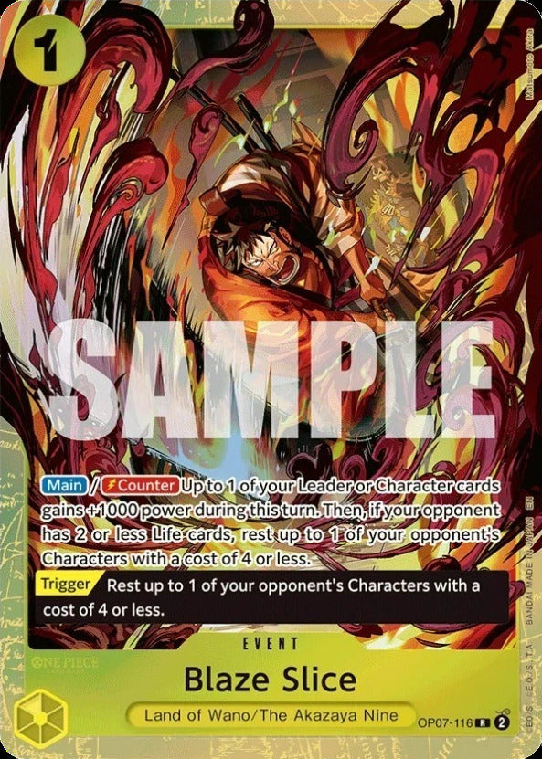 Blaze Slice [One Piece Promotion Cards] | Galactic Gamez