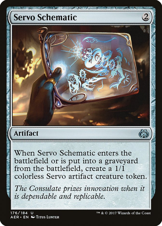 Servo Schematic [Aether Revolt] | Galactic Gamez