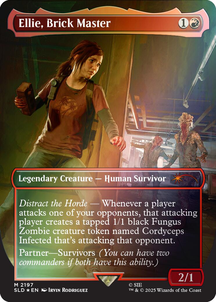 Ellie, Brick Master (Rainbow Foil) [Secret Lair Drop Series] | Galactic Gamez