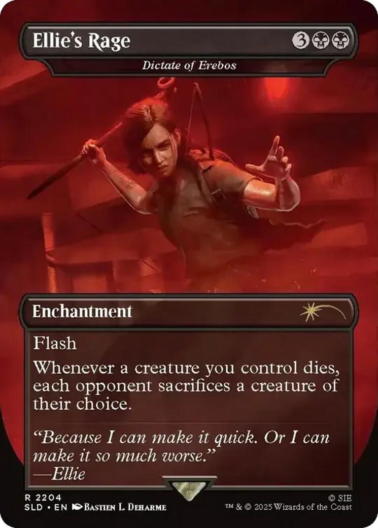 Ellie's Rage - Dictate of Erebos [Secret Lair Drop Series] | Galactic Gamez