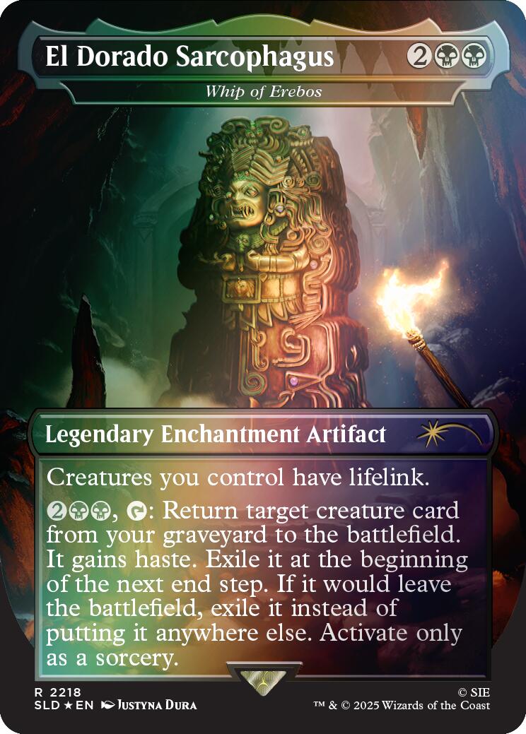 El Dorado Sarcophagus - Whip of Erebos (Rainbow Foil) [Secret Lair Drop Series] | Galactic Gamez
