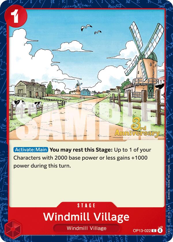 Windmill Village [Carrying On His Will: 3rd Anniversary Tournament Cards] | Galactic Gamez