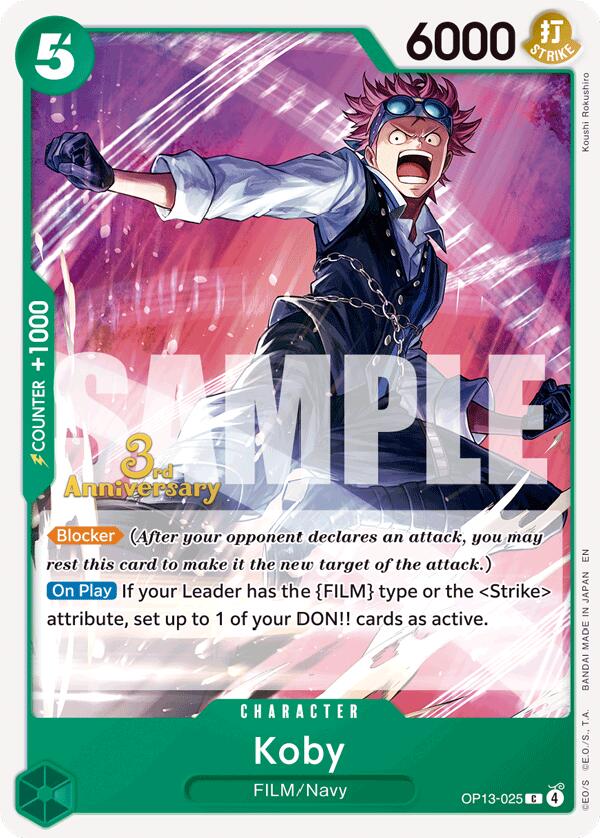 Koby [Carrying On His Will: 3rd Anniversary Tournament Cards] | Galactic Gamez