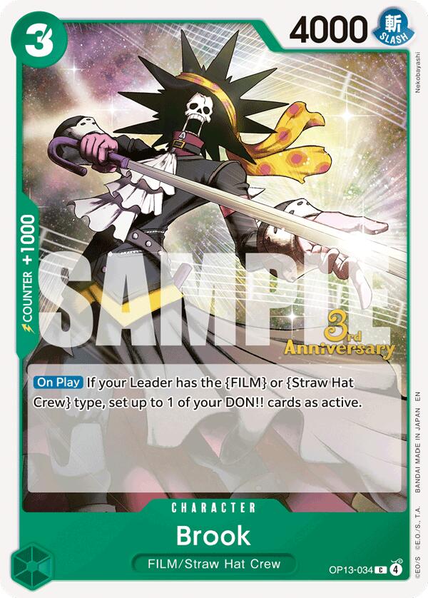 Brook [Carrying On His Will: 3rd Anniversary Tournament Cards] | Galactic Gamez
